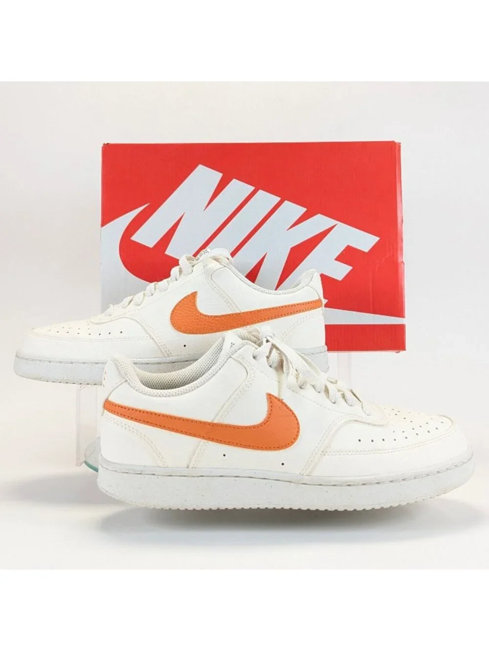 Nike Court Vision Lo Next Nature Hot Curry Shoes Mens 8 Womens 9.5 DH2987-104